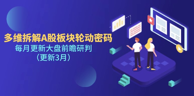 (14213期)多维拆解A股板块轮动密码,每月更新大盘前瞻研判(更新3月)-创业联盟
